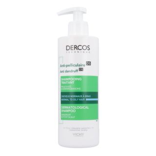 Dercos Anti-Roos Shampoo Normaal tot Vet Haar - 400ml